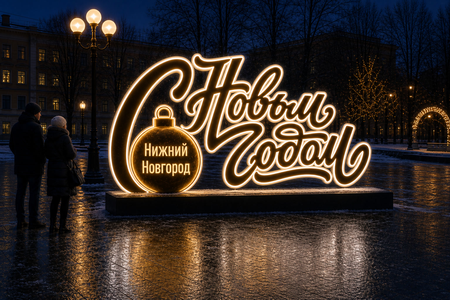 Надпись Нижний Новгород